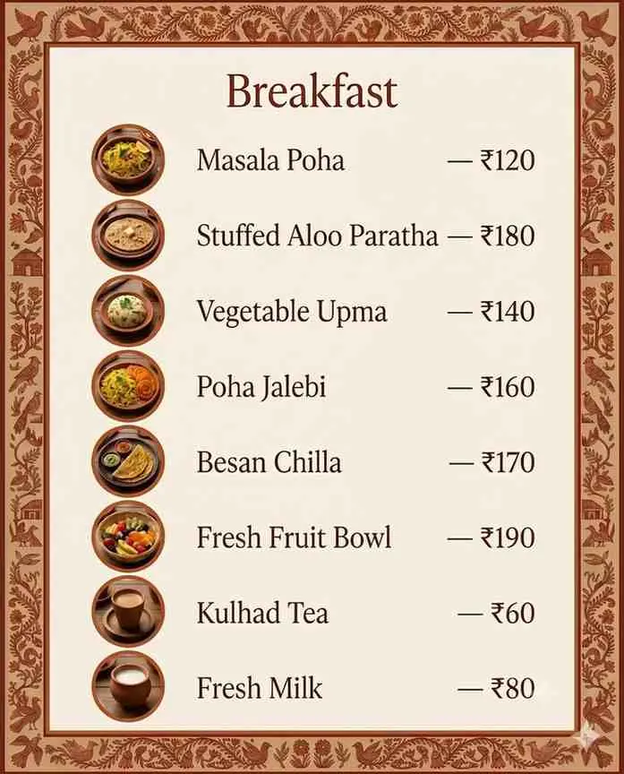 Best rural dining experience in jabalpur